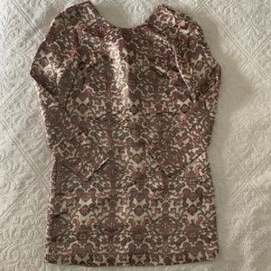 H&M silk tunic dress